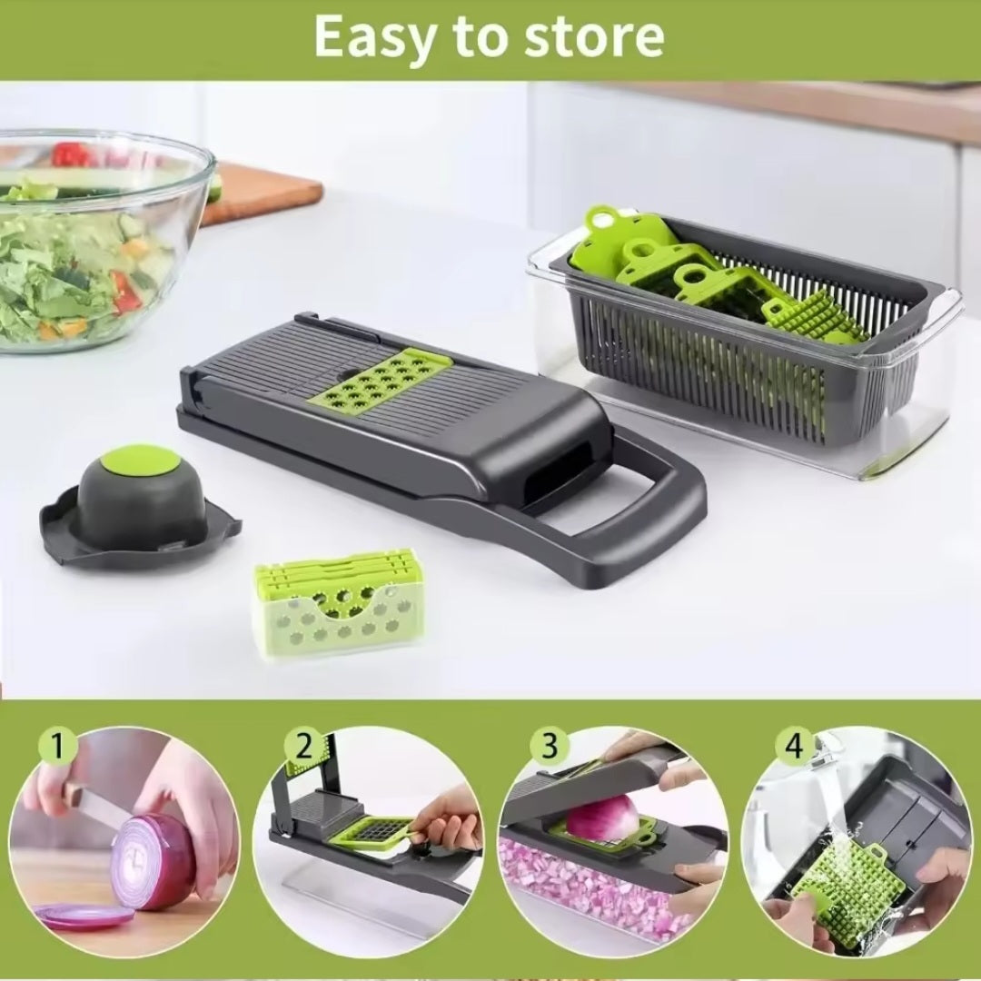ProChef™ All-in-One Kitchen Mandoline & Chopper – Meal Prep Made Easy